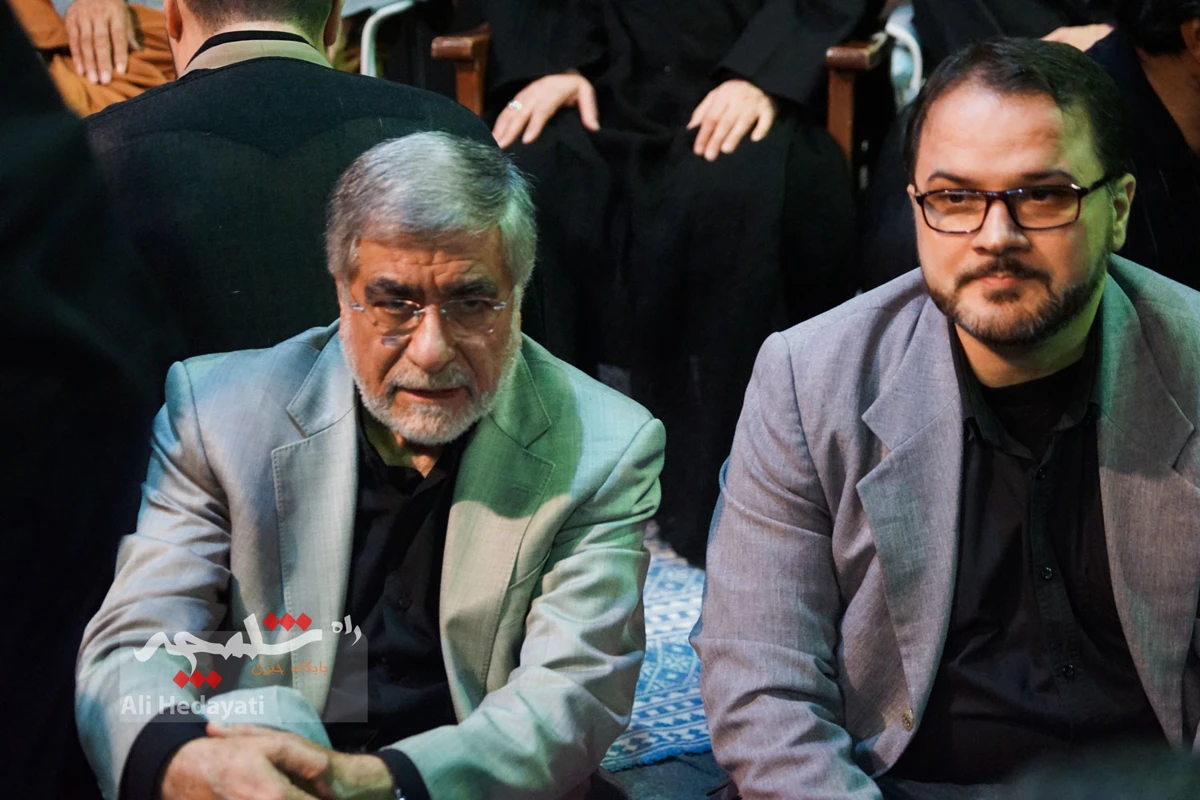 چه کسانی در مراسم ختم مادر همسر سیدحسن خمینی حضور داشتند؟ +تصاویر