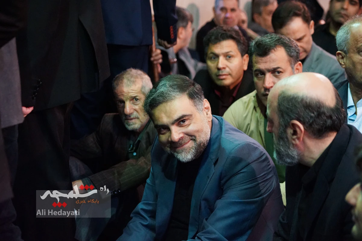 چه کسانی در مراسم ختم مادر همسر سیدحسن خمینی حضور داشتند؟ +تصاویر
