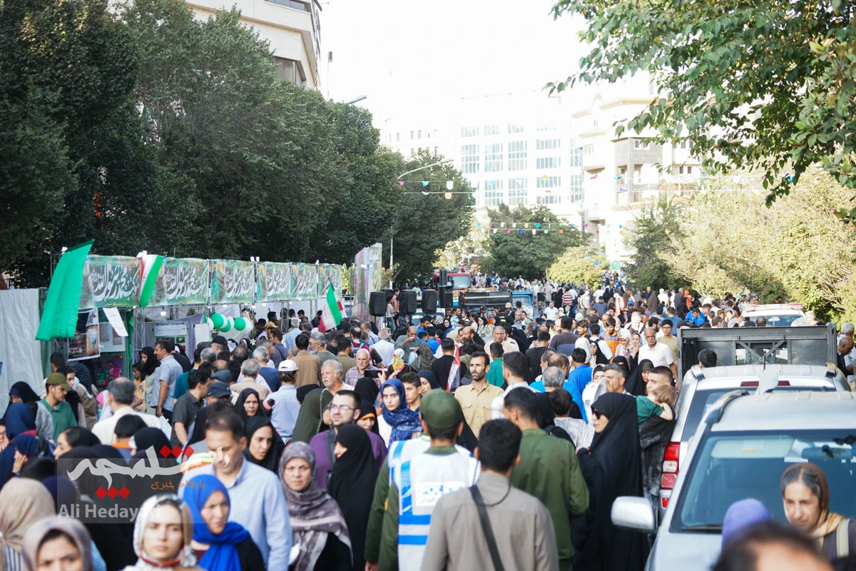 جشن «امت احمد» از میدان هفت تیر تا میدان ولی‌عصر(عج) +تصاویر