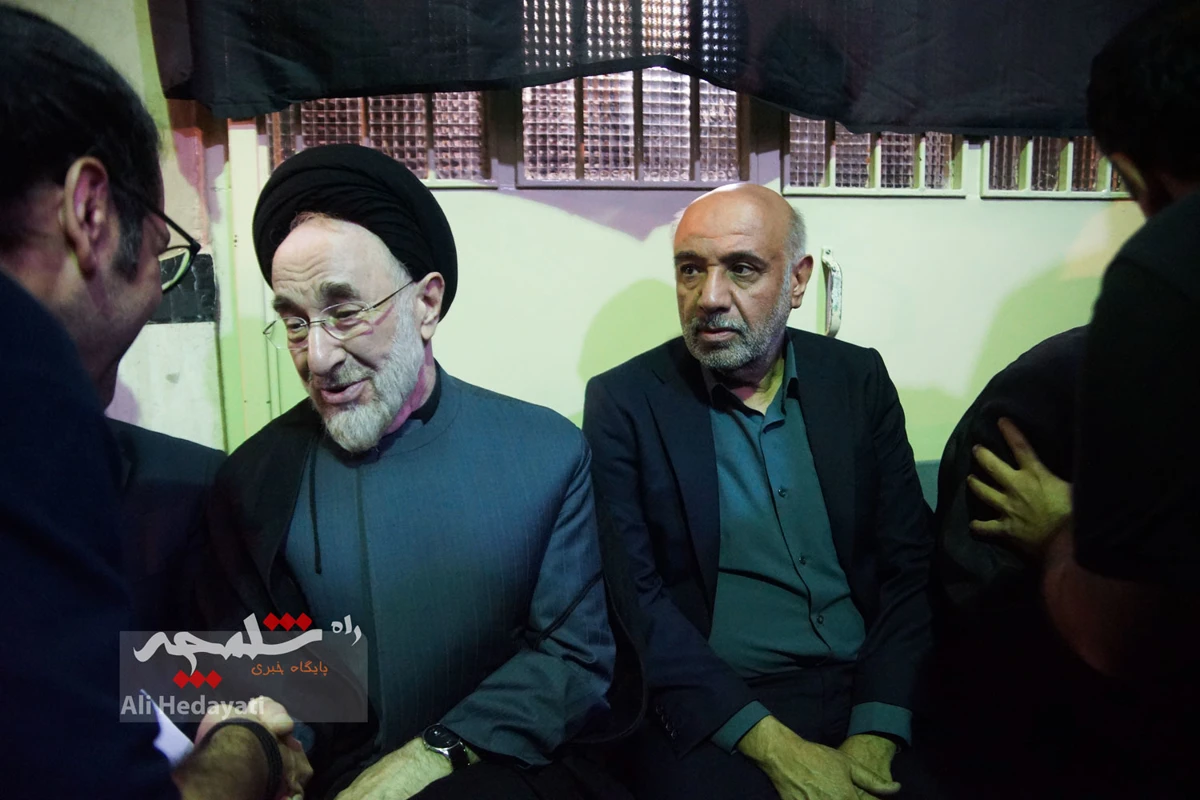 چه کسانی در مراسم ختم مادر همسر سیدحسن خمینی حضور داشتند؟ +تصاویر