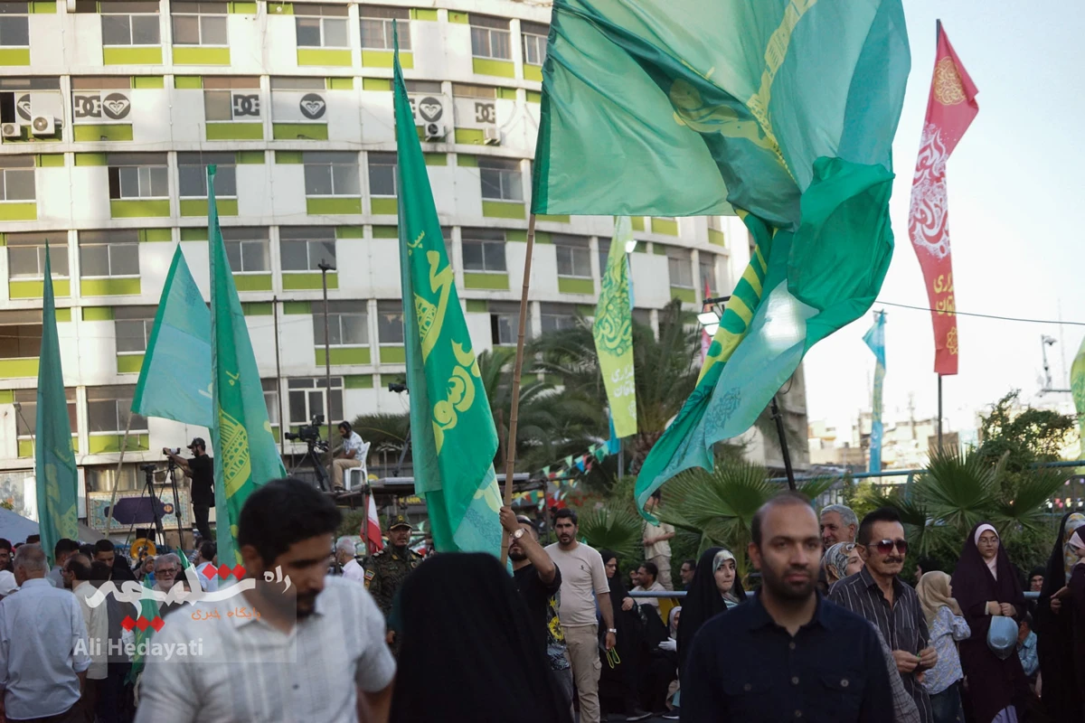 جشن «امت احمد» از میدان هفت تیر تا میدان ولی‌عصر(عج) +تصاویر
