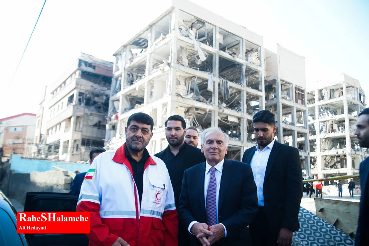 گزارش تصویری از آثار حملات موشکی در دانشگاه شریف و منازل مسکونی