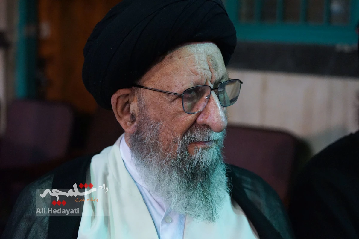 چه کسانی در مراسم ختم مادر همسر سیدحسن خمینی حضور داشتند؟ +تصاویر