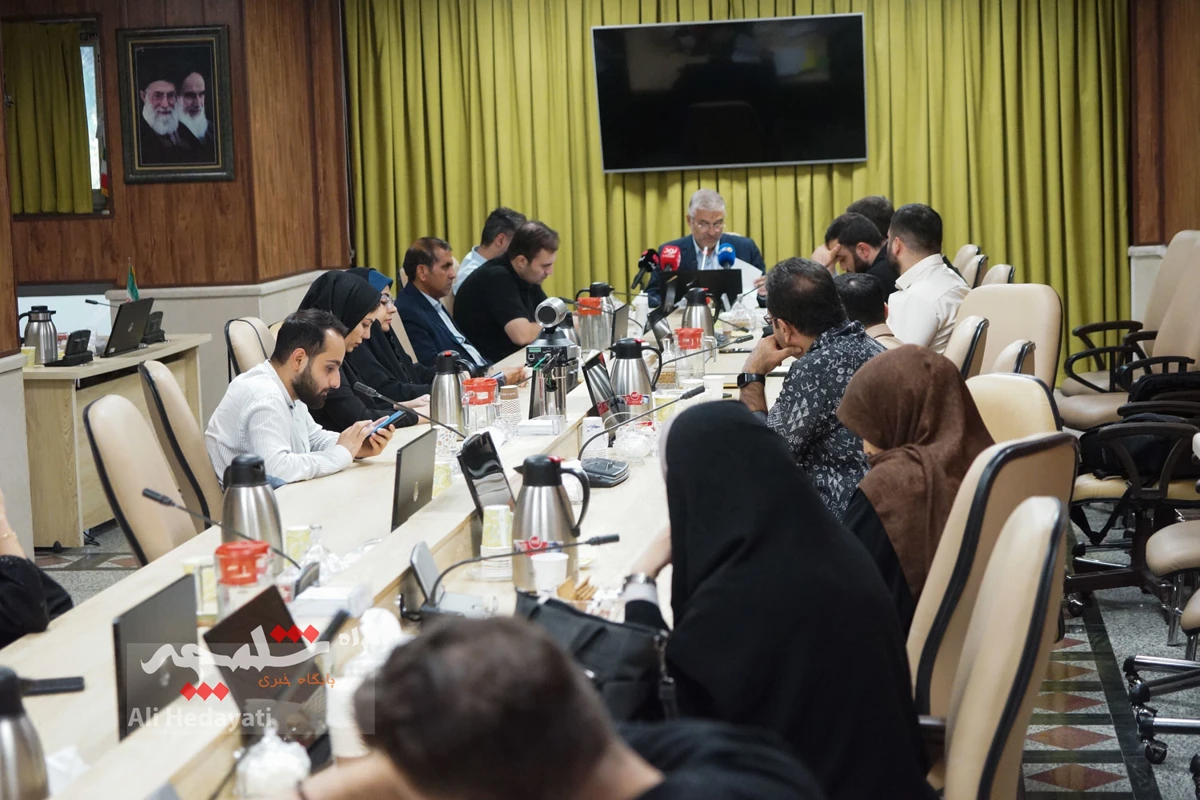 نشست خبری پیمان فلسفی با خبرنگاران +تصاویر