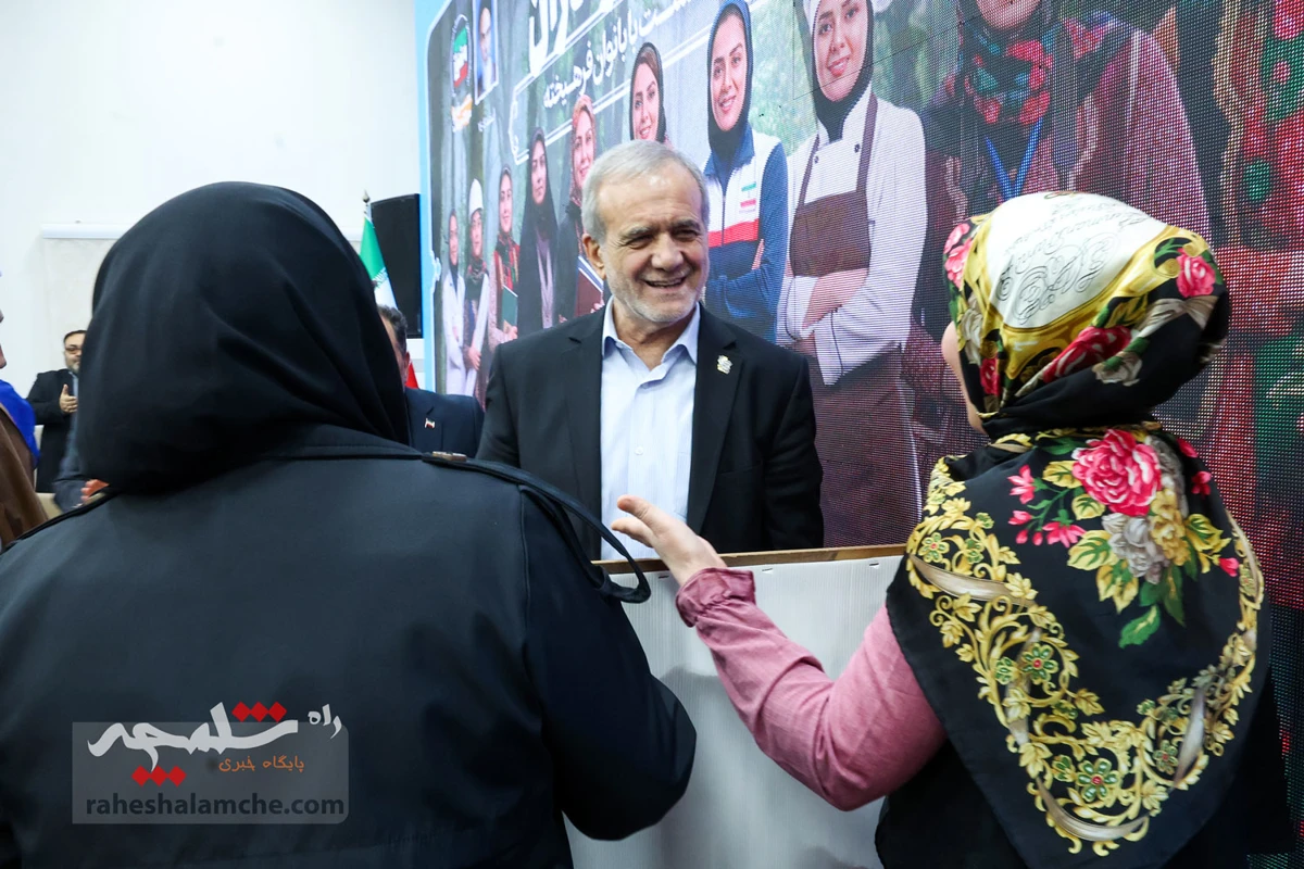 گزارش تصویری از حضور پزشکیان در مازندران