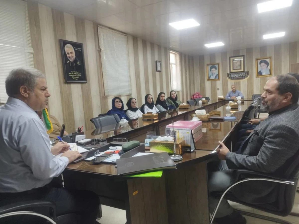اولین جلسه هیئت والیبال شهرستان بهارستان با سرپرست جدید اداره ورزش و جوانان 