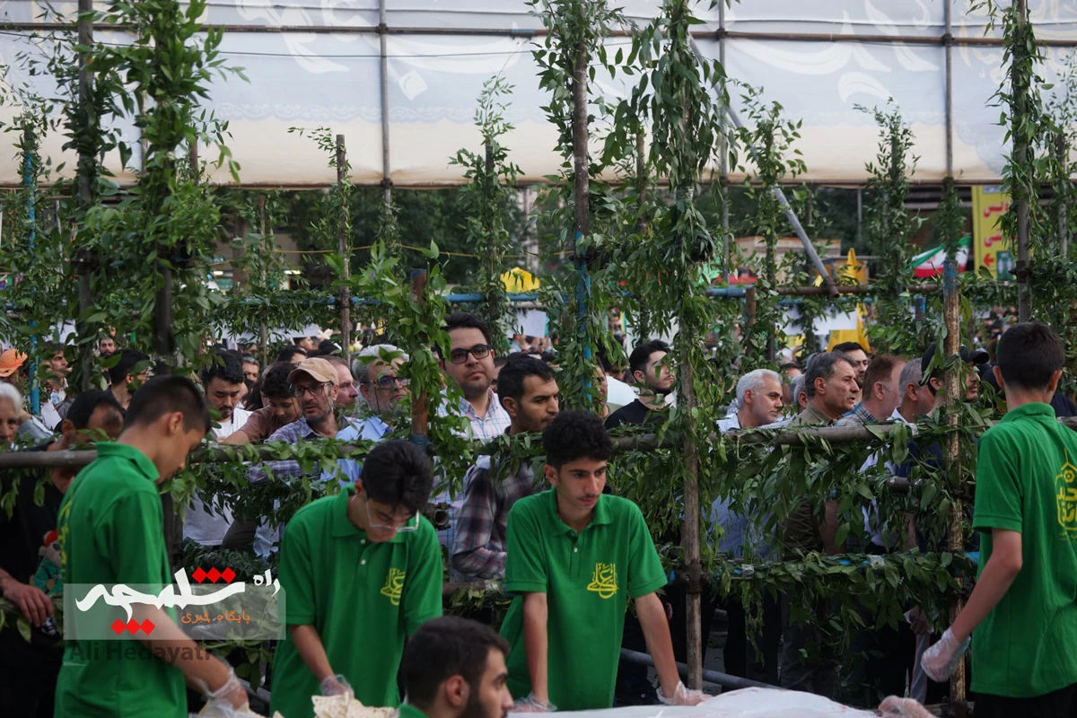 مهمانی 10 کیلومتری تهرانی‌ها در روز عید غدیر +تصاویر