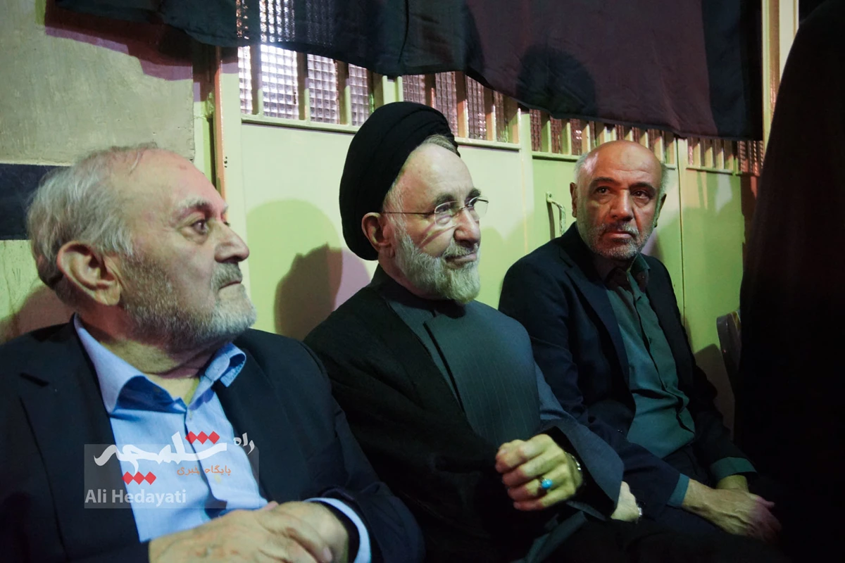 چه کسانی در مراسم ختم مادر همسر سیدحسن خمینی حضور داشتند؟ +تصاویر