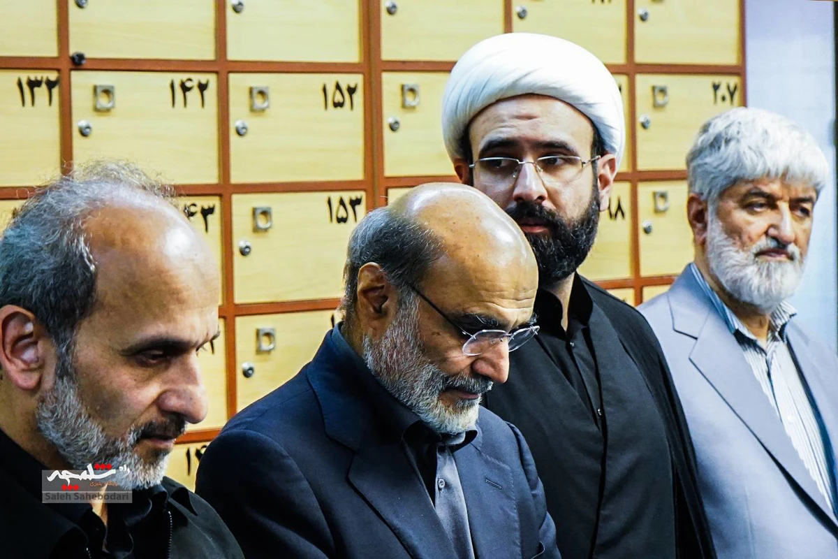 مراسم گرامی‌داشت شهید علی لاریجانی +تصاویر