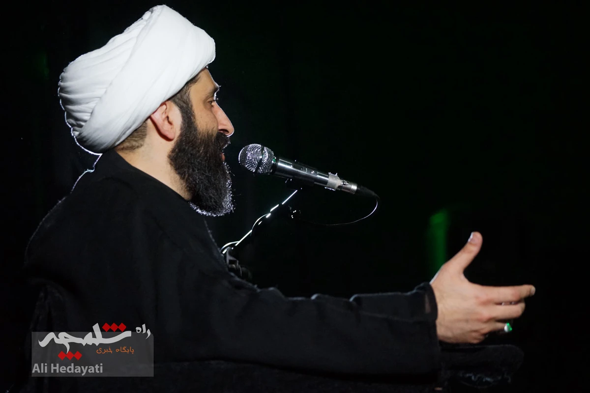 مراسم عزاداری در حسینیه آیت الله علوی بروجردی(ابوسعید تهران) +تصاویر