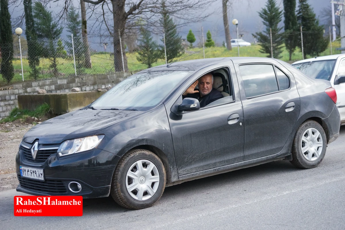 رژه خودرویی مردم بندپی بابل در حمایت از آرمان‌های رهبر شهید +تصاویر 