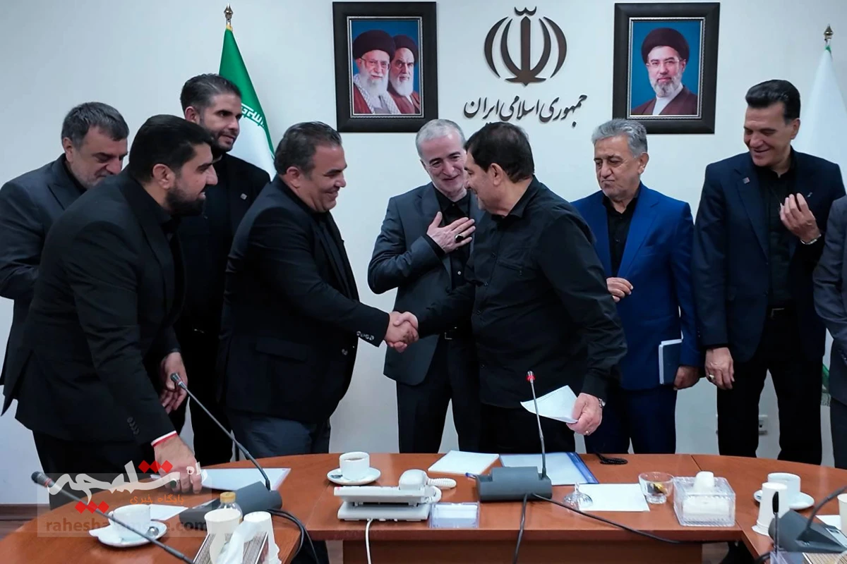 دیدار مخبر با جمعی از نمایندگان اصناف، اتحادیه ها و بازاریان تهران +تصاویر