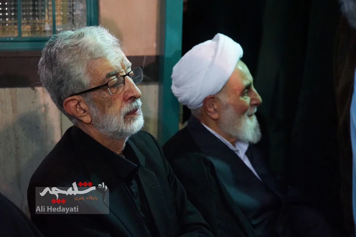 چه کسانی در مراسم ختم مادر همسر سیدحسن خمینی حضور داشتند؟ +تصاویر