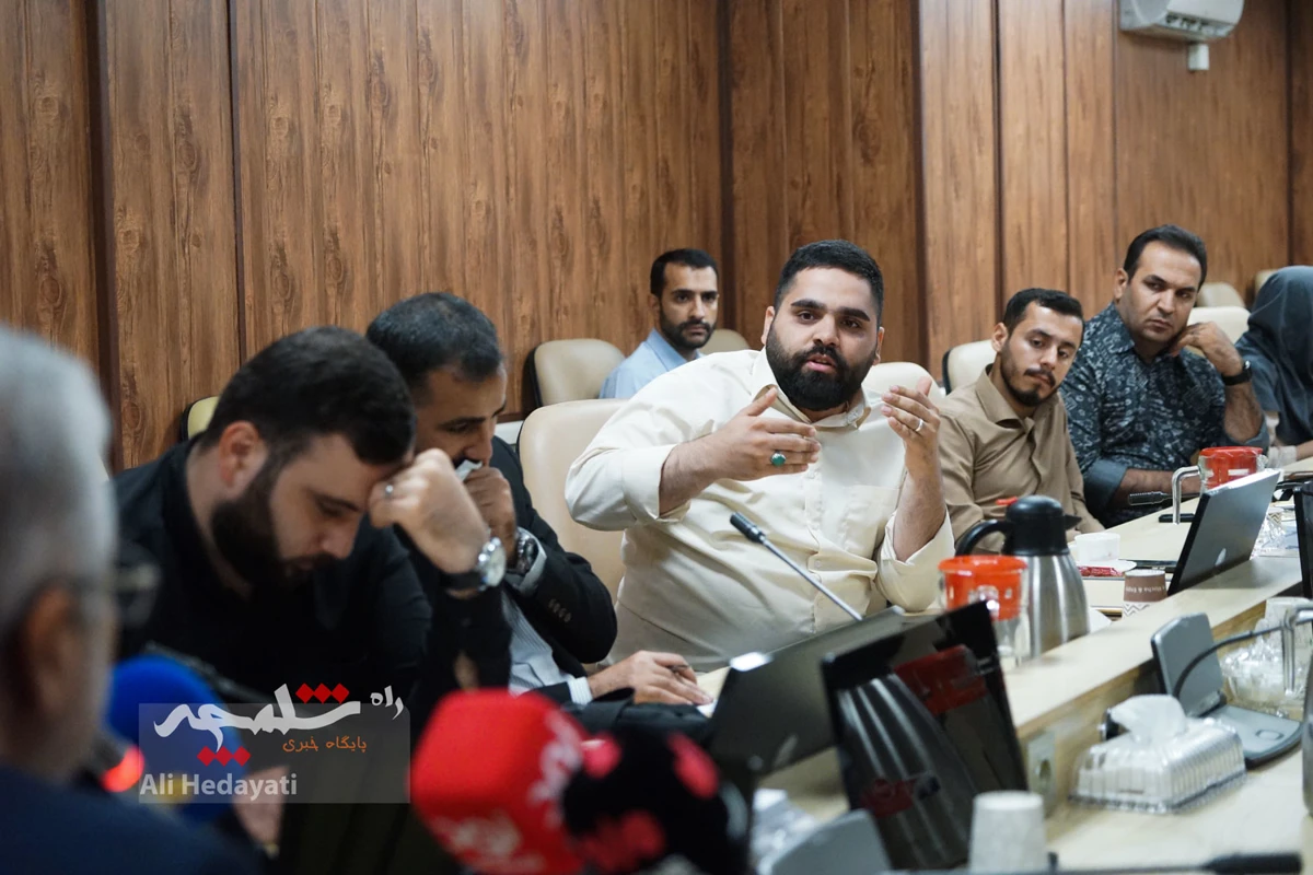 نشست خبری پیمان فلسفی با خبرنگاران +تصاویر