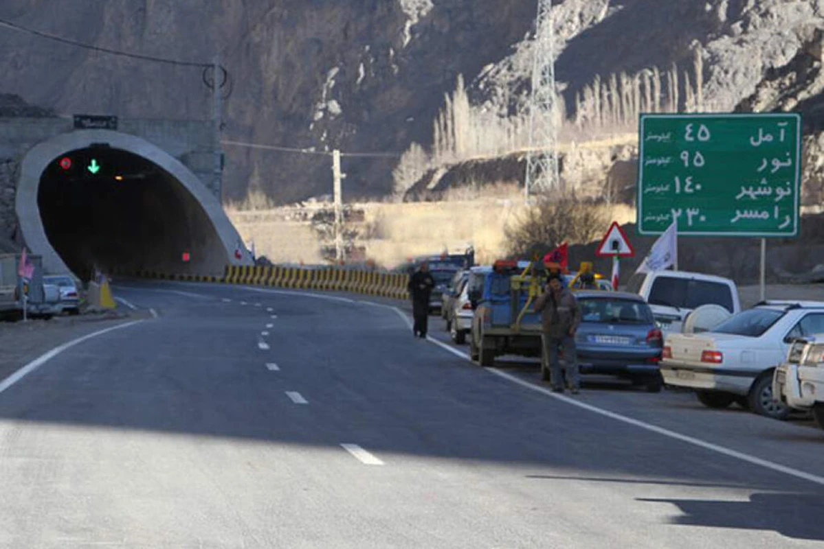 حادثه مرگبار خودروی ون در جاده هراز