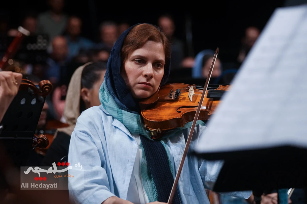 تمرین ارکستر سمفونیک تهران برای اجرا در تالار وحدت +تصاویر