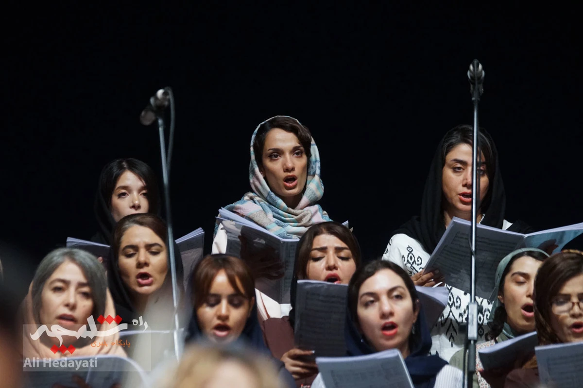 تمرین ارکستر سمفونیک تهران برای اجرا در تالار وحدت +تصاویر