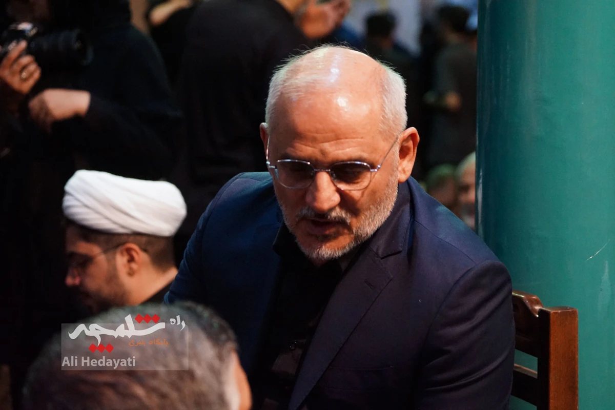 چه کسانی در مراسم ختم مادر همسر سیدحسن خمینی حضور داشتند؟ +تصاویر