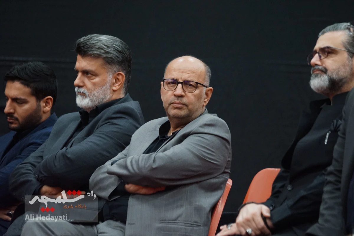 مراسم عزاداری در فدراسیون شمشیربازی +تصاویر