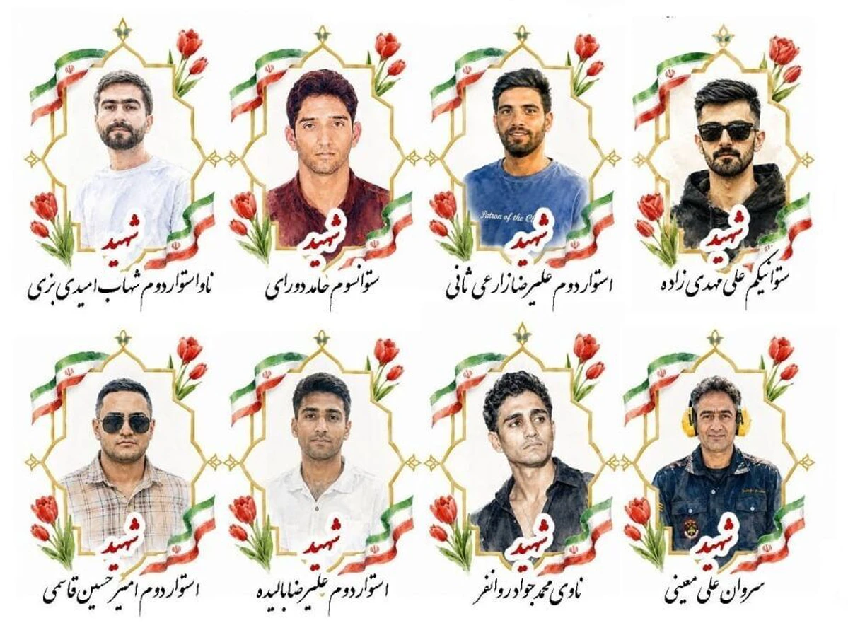 اسامی 8 نفر از دلاوران شهید ارتش در بندعباس و بوشهر