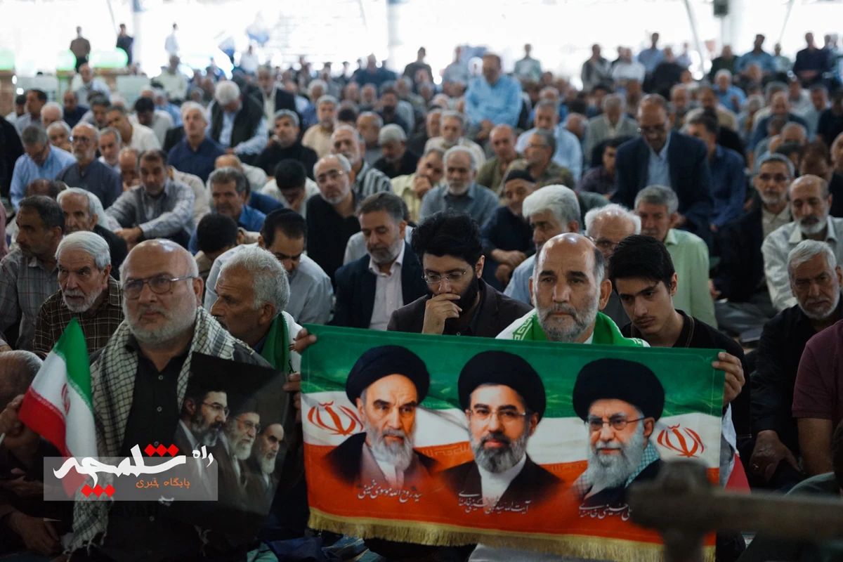نماز عید قربان در دانشگاه تهران برگزار شد +تصاویر