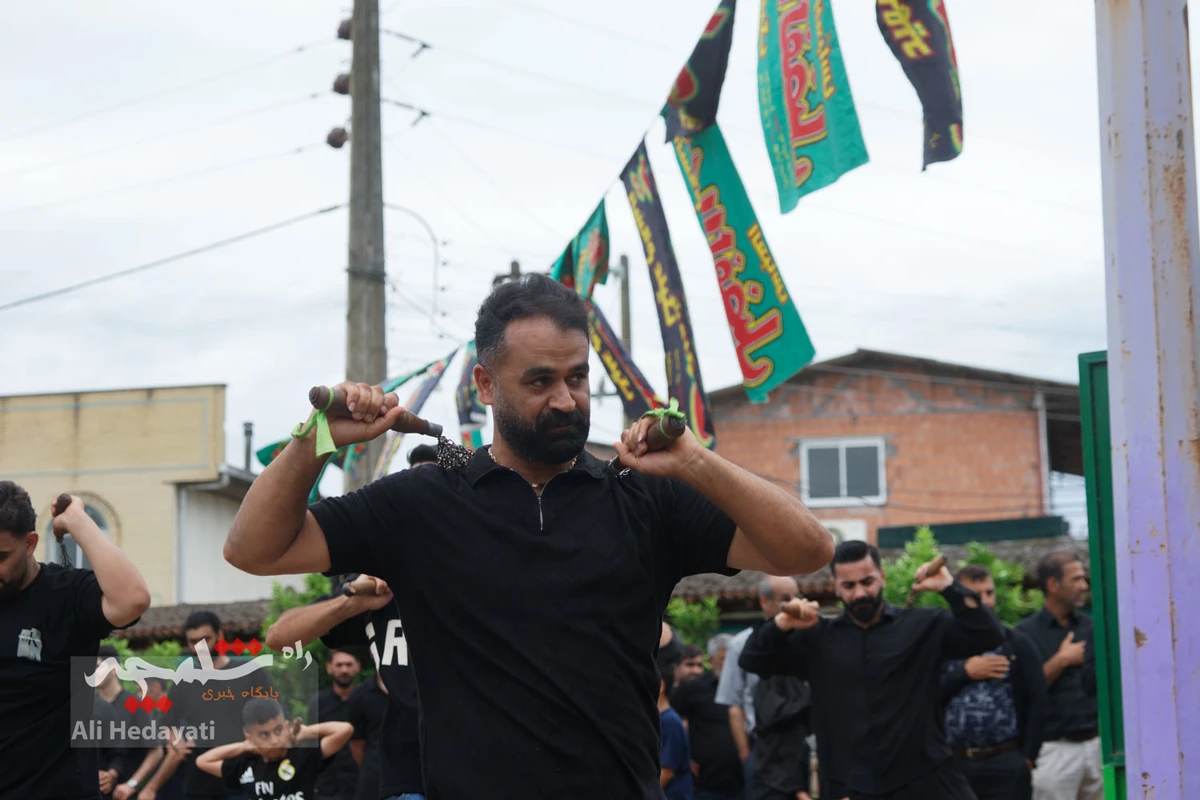 عزاداری عاشورا در تکیه تاریخی عبدالحسین خانی بابل +تصاویر