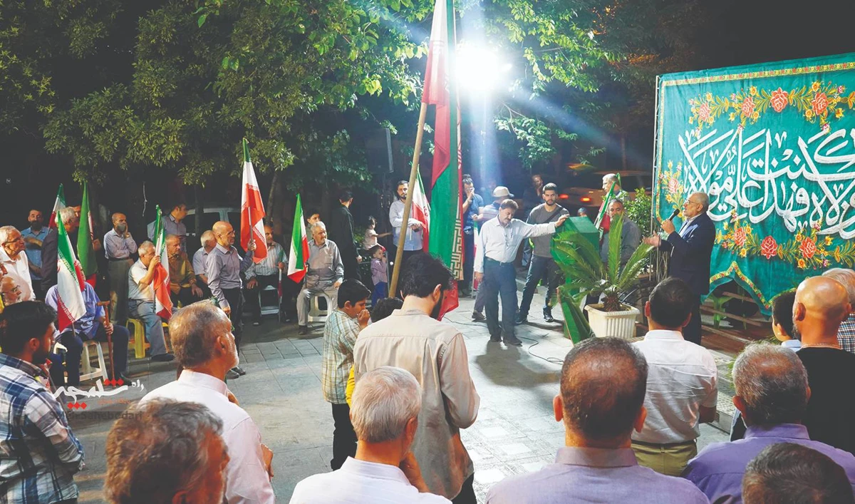 موج نود و نهمین حماسه در محله شهید عراقی تهران +تصاویر
