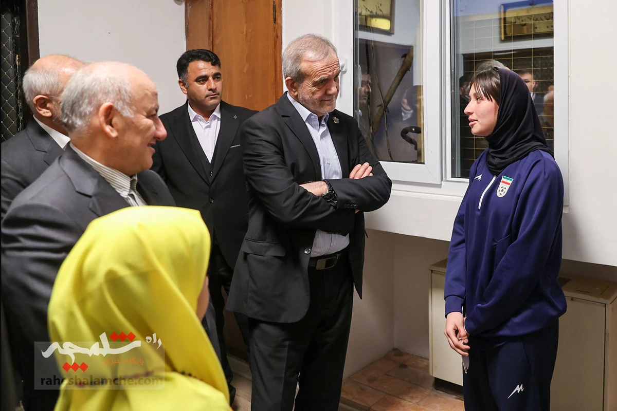 گزارش تصویری از حضور پزشکیان در مازندران