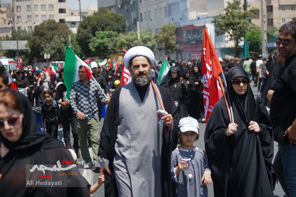 طنین عشق و دلدادگی اربعینی در تهران +تصاویر