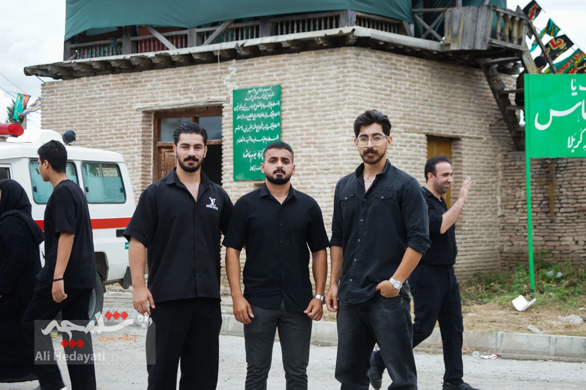 عزاداری عاشورا در تکیه تاریخی عبدالحسین خانی بابل +تصاویر