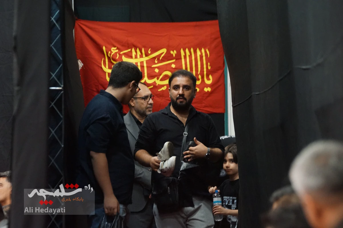 مراسم عزاداری در فدراسیون شمشیربازی +تصاویر