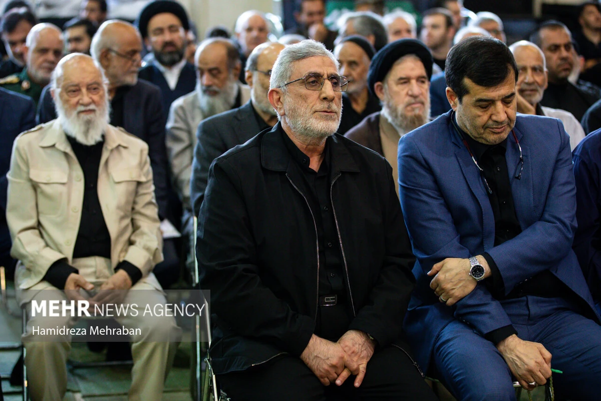 مراسم بزرگداشت چهلم «آقای شهید ایران» در تهران برگزار شد +تصاویر