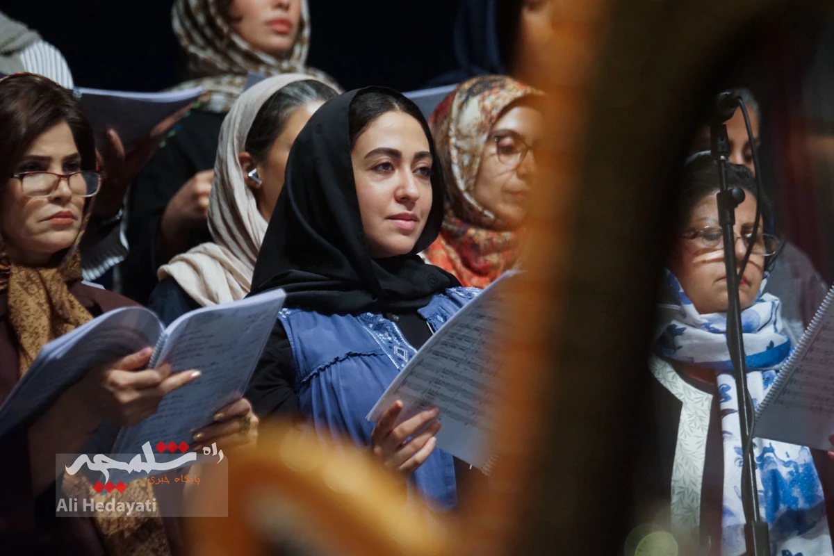 تمرین ارکستر سمفونیک تهران برای اجرا در تالار وحدت +تصاویر