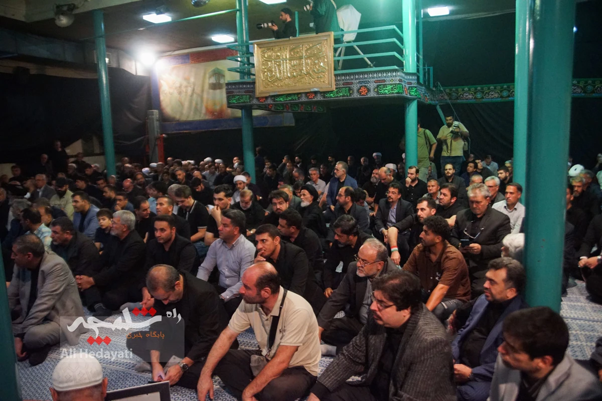 چه کسانی در مراسم ختم مادر همسر سیدحسن خمینی حضور داشتند؟ +تصاویر