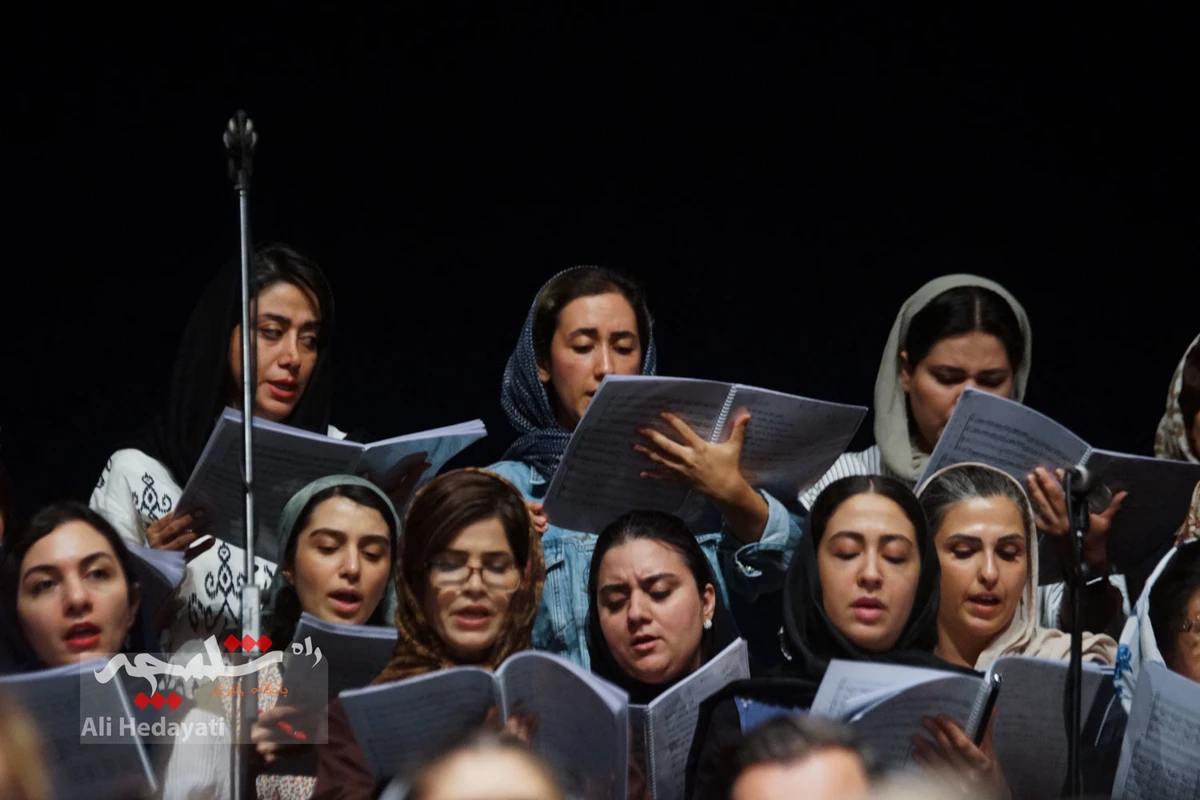 تمرین ارکستر سمفونیک تهران برای اجرا در تالار وحدت +تصاویر