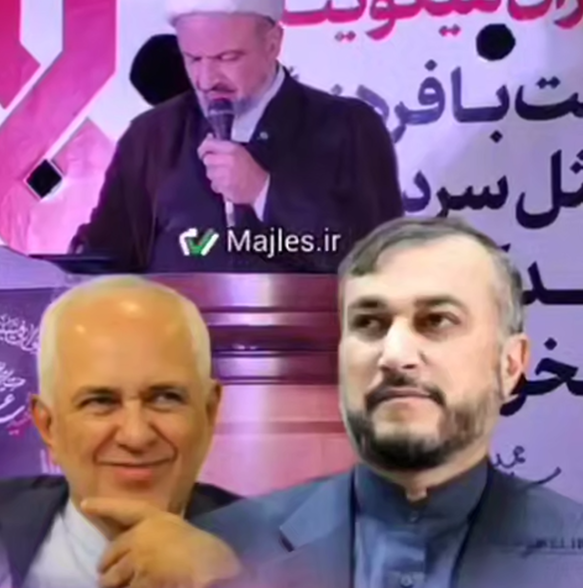 روایت حمید رسایی از حضور و سخنرانی ظریف در مراسم سالگرد شهید امیرعبداللهیان +فیلم