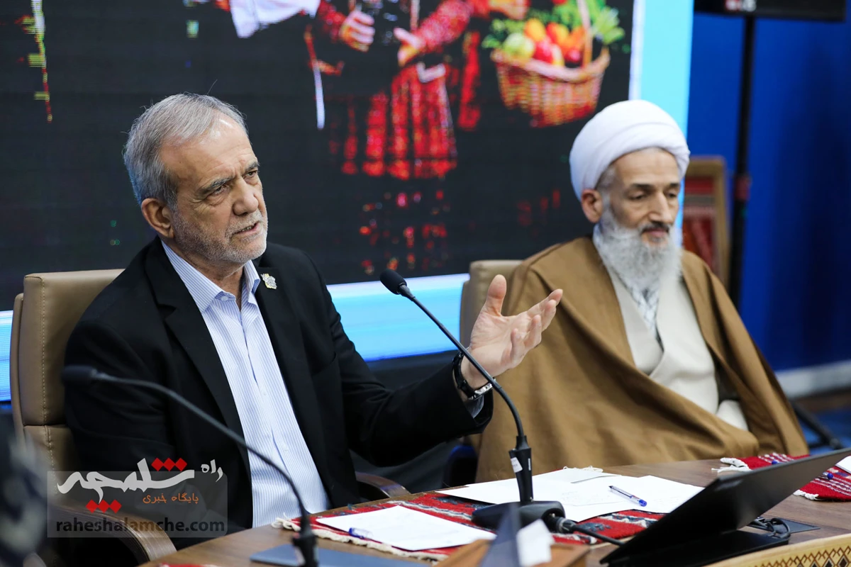 گزارش تصویری از حضور پزشکیان در مازندران