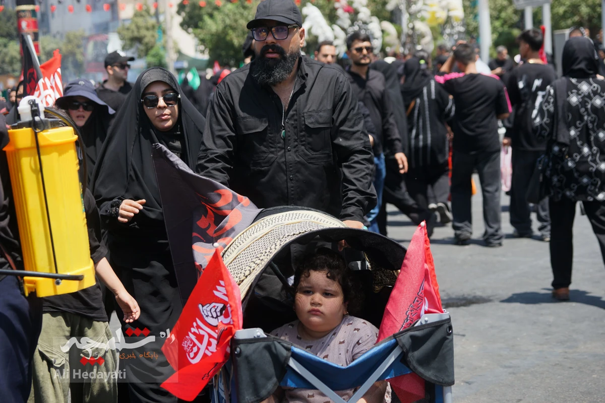 طنین عشق و دلدادگی اربعینی در تهران +تصاویر