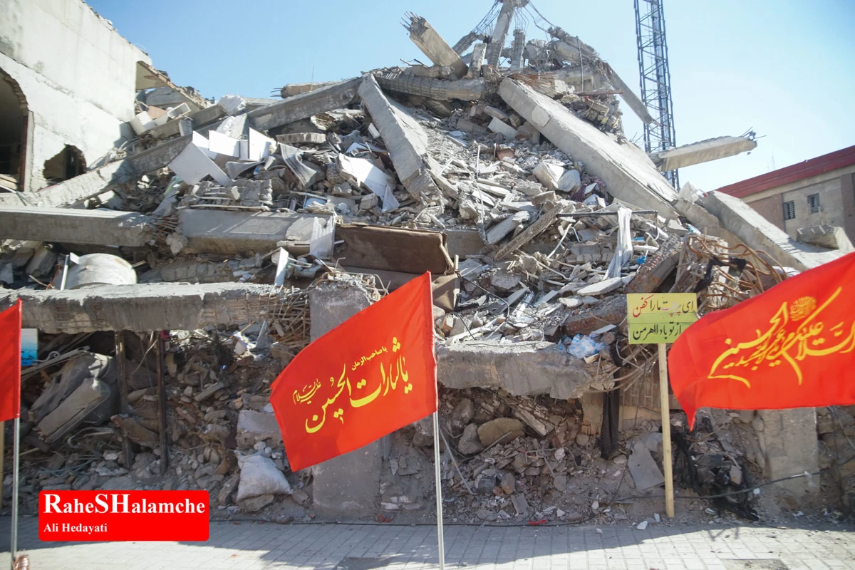 گزارش تصویری از آثار حملات موشکی در دانشگاه شریف و منازل مسکونی