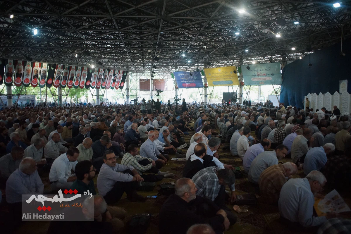 نماز جمعه تهران برگزار شد +تصاویر