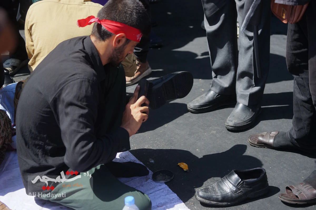 طنین عشق و دلدادگی اربعینی در تهران +تصاویر