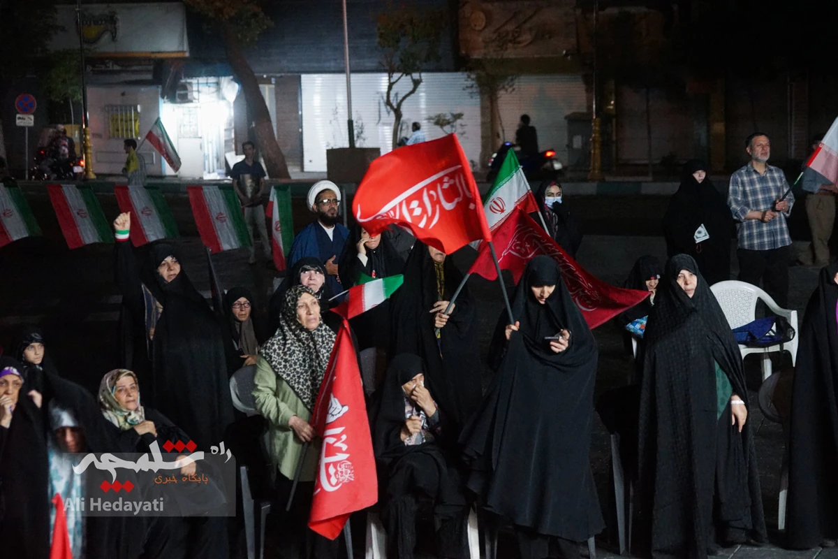 یکصد و نودمین شب حماسه آفرینی در میدان ابن سینا +تصاویر