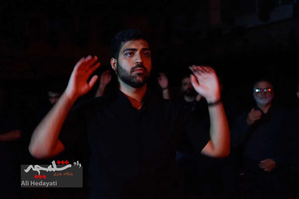 مراسم عزاداری در فدراسیون شمشیربازی +تصاویر
