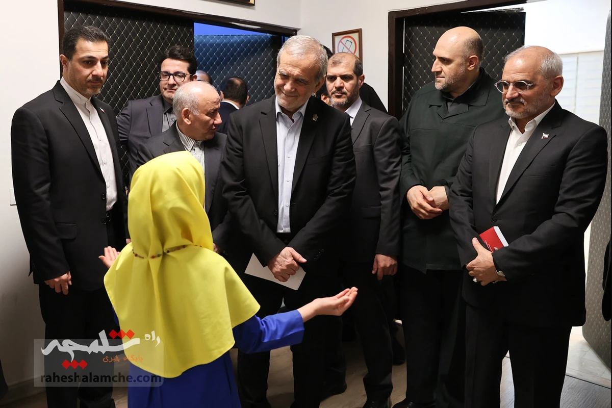 گزارش تصویری از حضور پزشکیان در مازندران