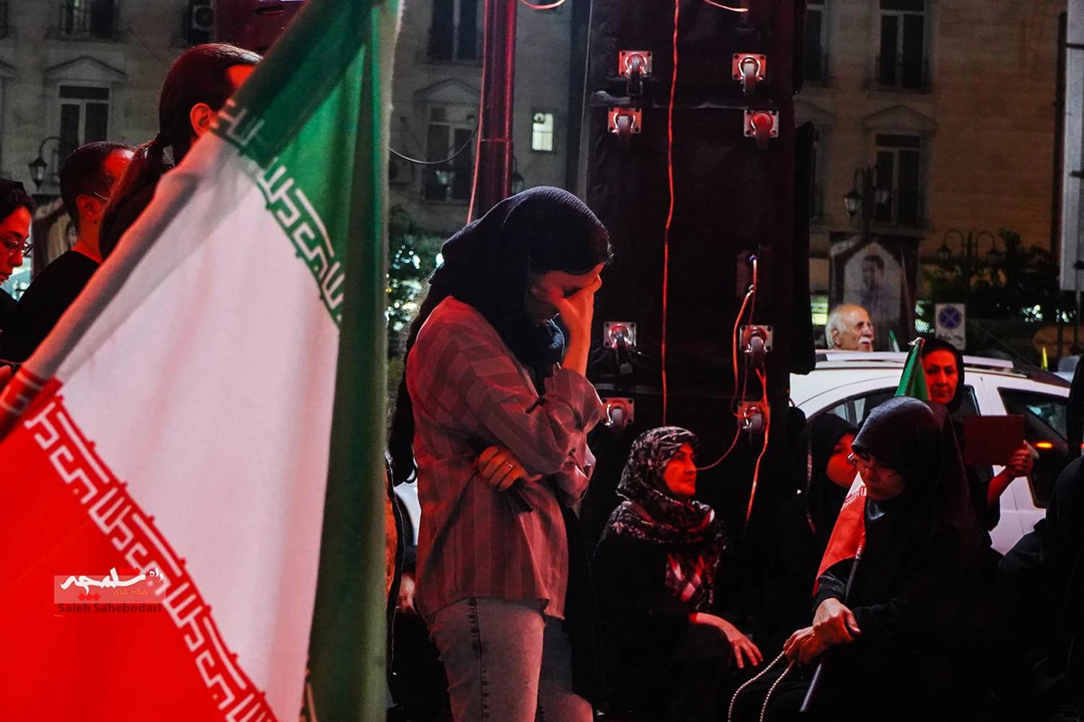 ششمین شب ماه محرم در میدان منیره تهران +تصاویر