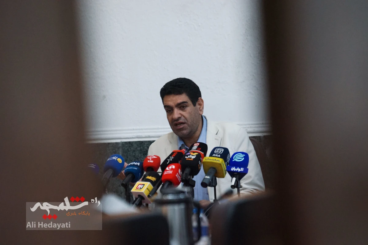 نشست خبری بیگدلی با اصحاب رسانه +تصاویر