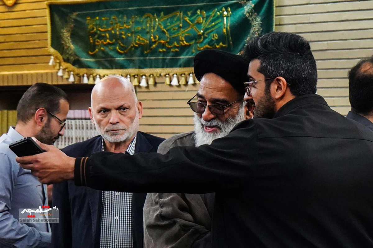 مراسم گرامی‌داشت شهید علی لاریجانی +تصاویر