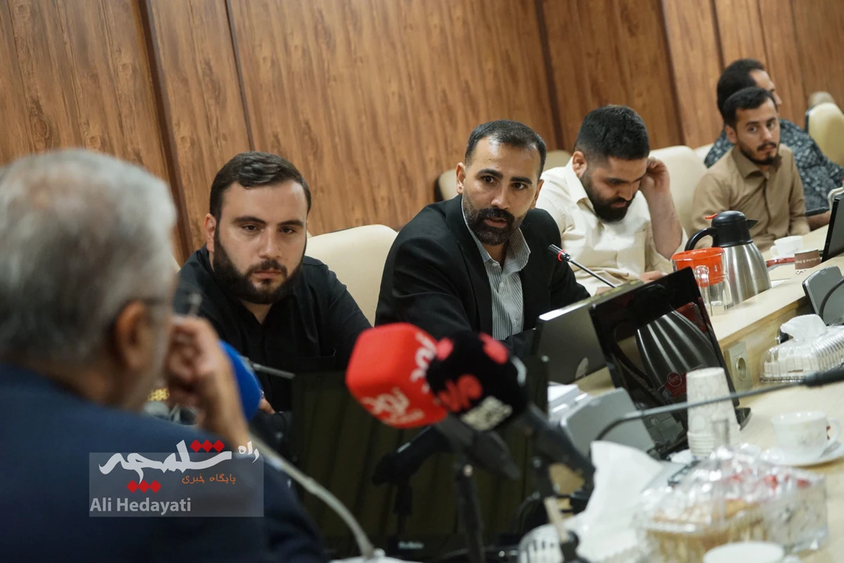 نشست خبری پیمان فلسفی با خبرنگاران +تصاویر