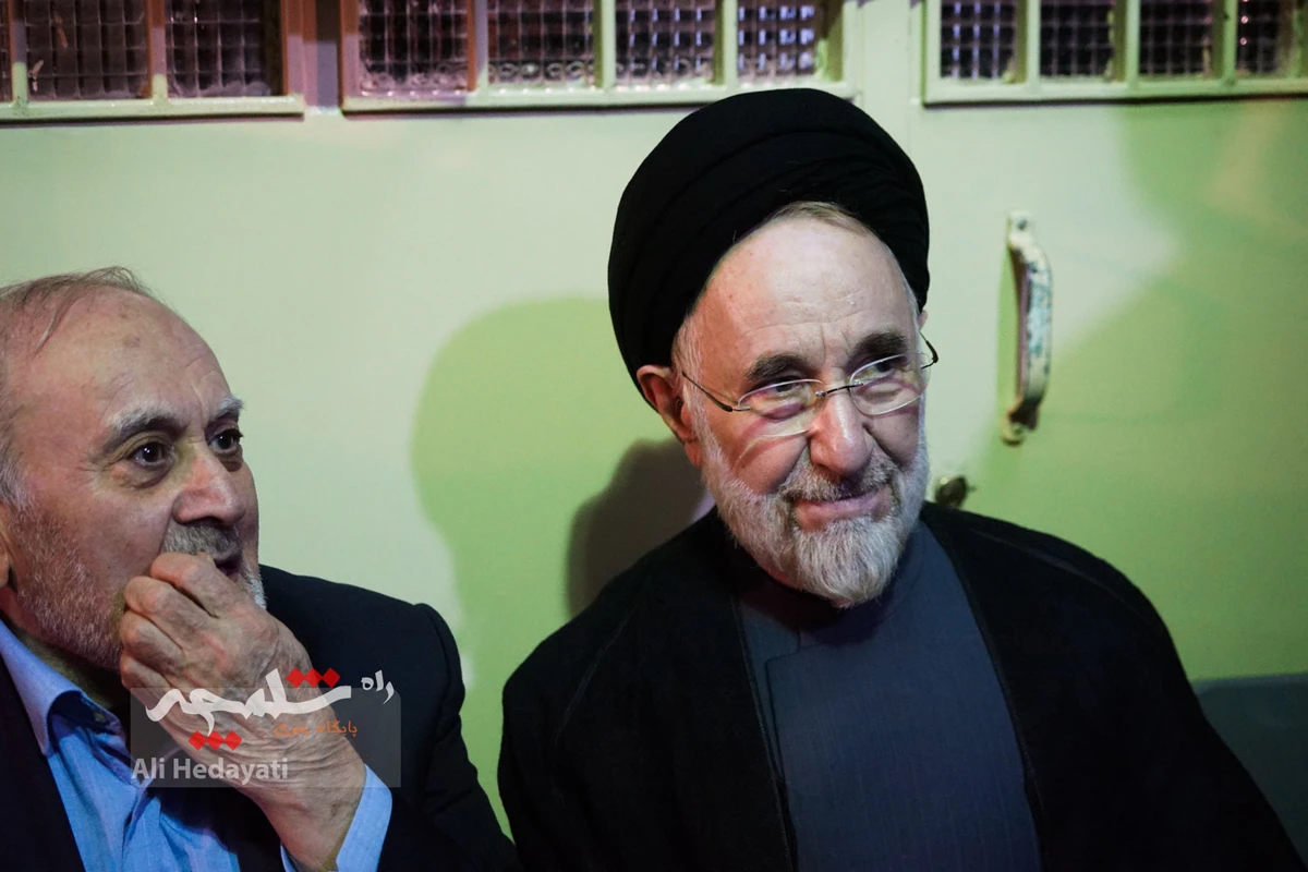 چه کسانی در مراسم ختم مادر همسر سیدحسن خمینی حضور داشتند؟ +تصاویر