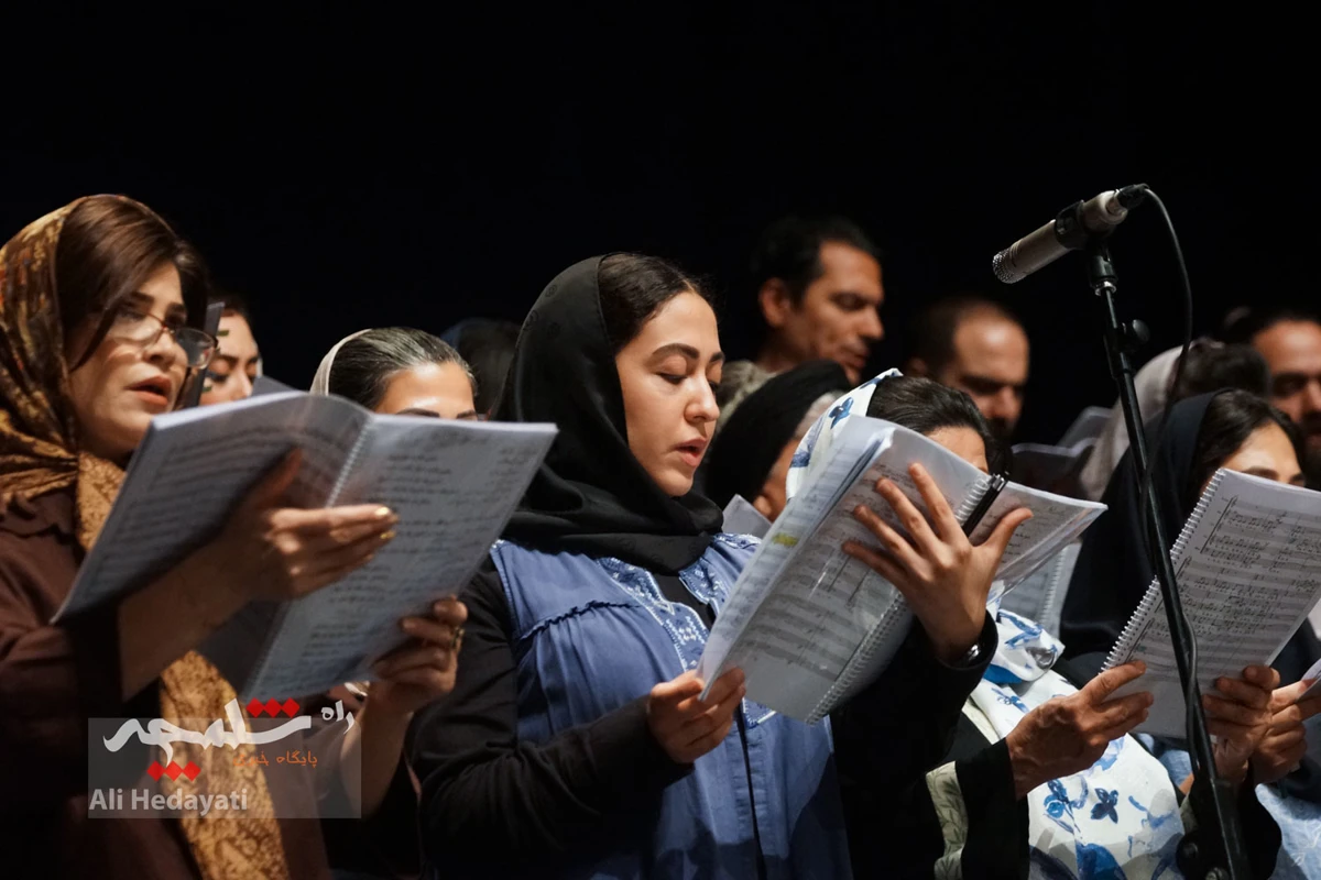 تمرین ارکستر سمفونیک تهران برای اجرا در تالار وحدت +تصاویر